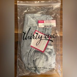 NEW Thirty One 31 Scarf U R Unique Blue Grey